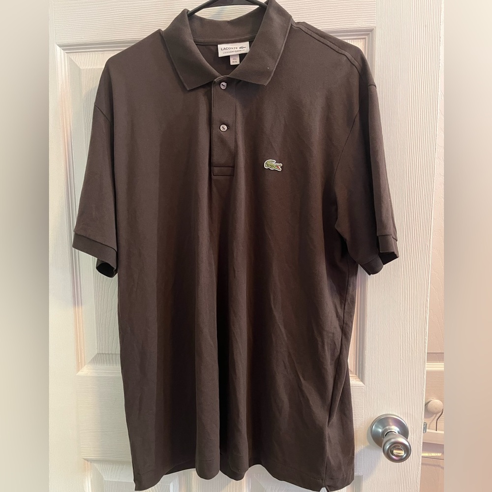 Lacoste Men's Dark Brown Polo Shirt